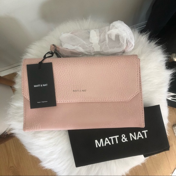Matt & Nat Dwell Suky Vegan Leather Bag, Pink, NWT - Picture 2 of 15